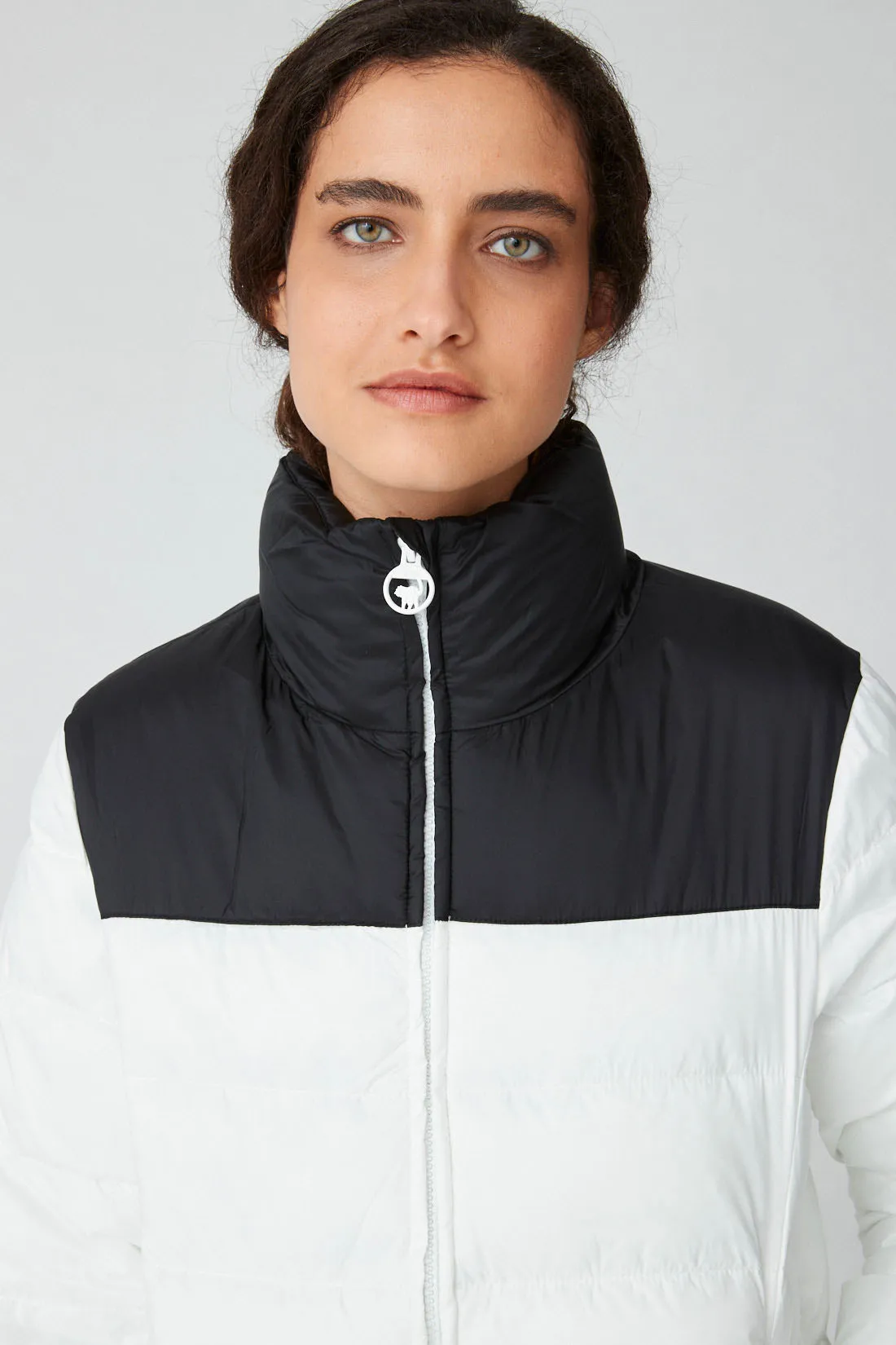 BERTHA – Piumino bianco puffy