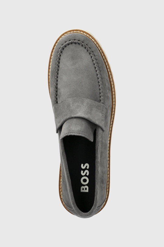 BOSS mocassini in camoscio Tirian