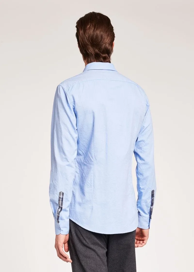 Camicia con dettagli in flanella