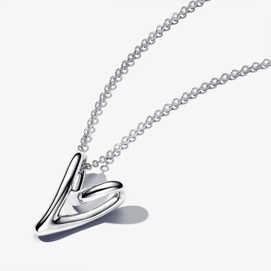 Collana Pandora Collana Cuore Linea Sinuosa 393272C00-70