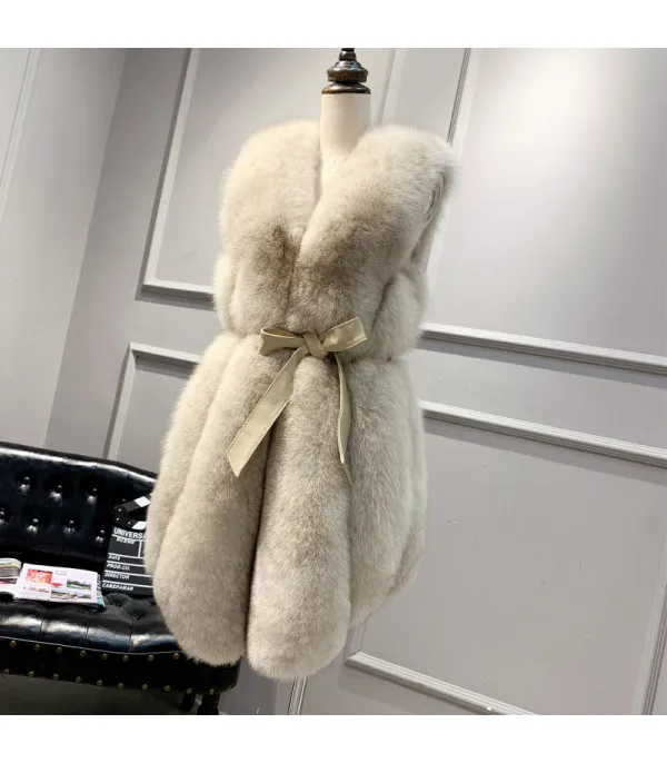 Gilet ecopelliccia volpe Genaria
