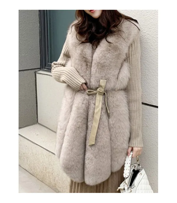 Gilet ecopelliccia volpe Genaria