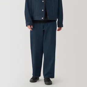 Jeans a Gamba Larga in Misto Kapok per Uomo