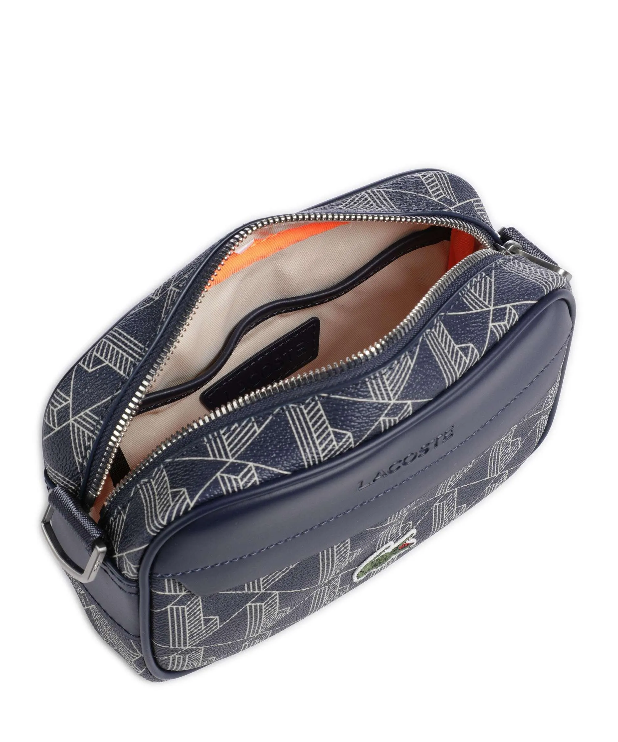  Lacoste The Blend Borsa a tracolla pelle sintetica blu scuro  