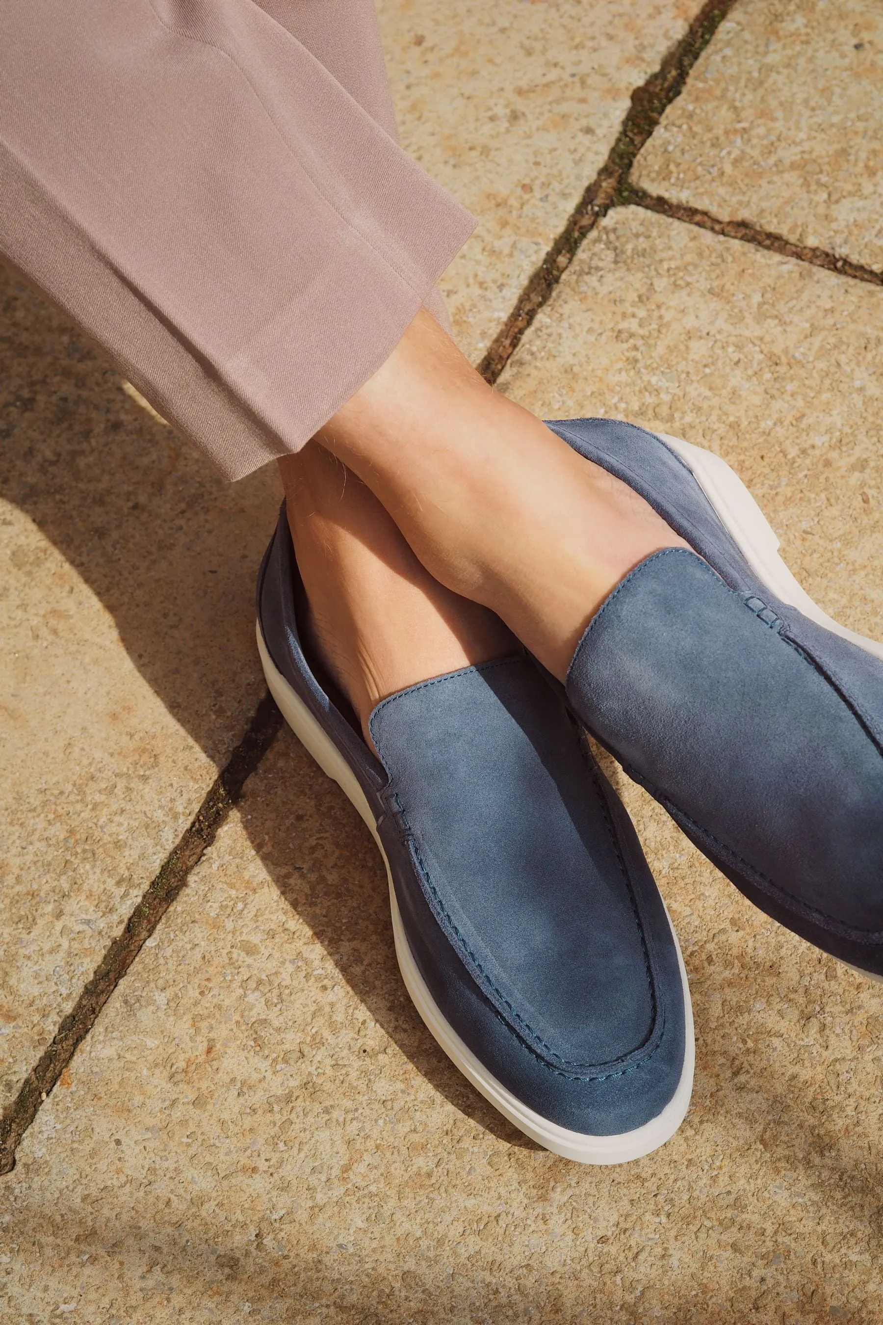 Loake Blu - Tuscany - Mocassini scamosciati