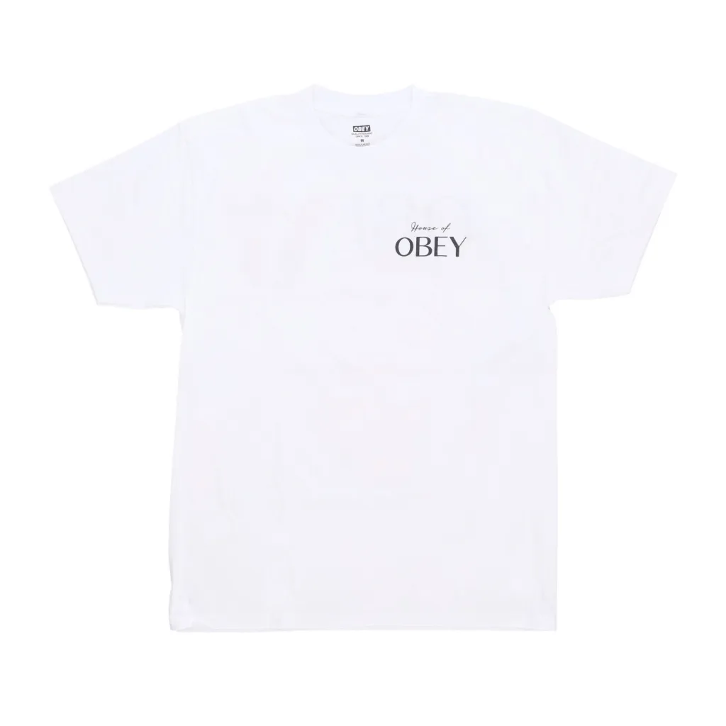 maglietta uomo house of obey classic tee WHITE