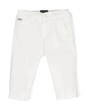 Pantalone con ricamo logo Fay P/E 2024