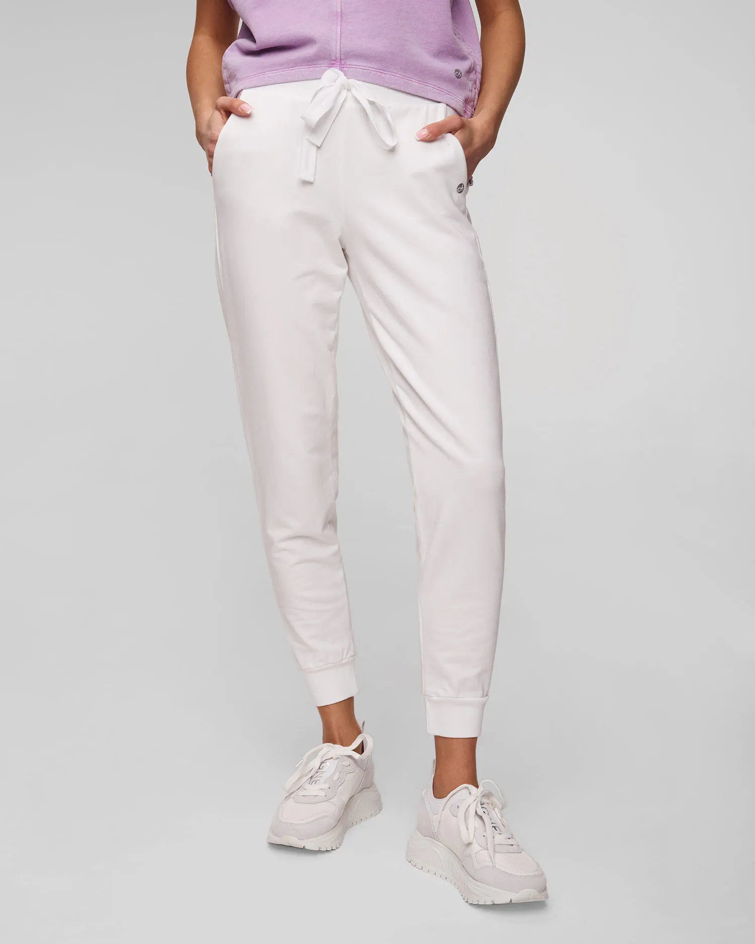 Pantaloni da tuta bianchi da donna Deha A00338-10001