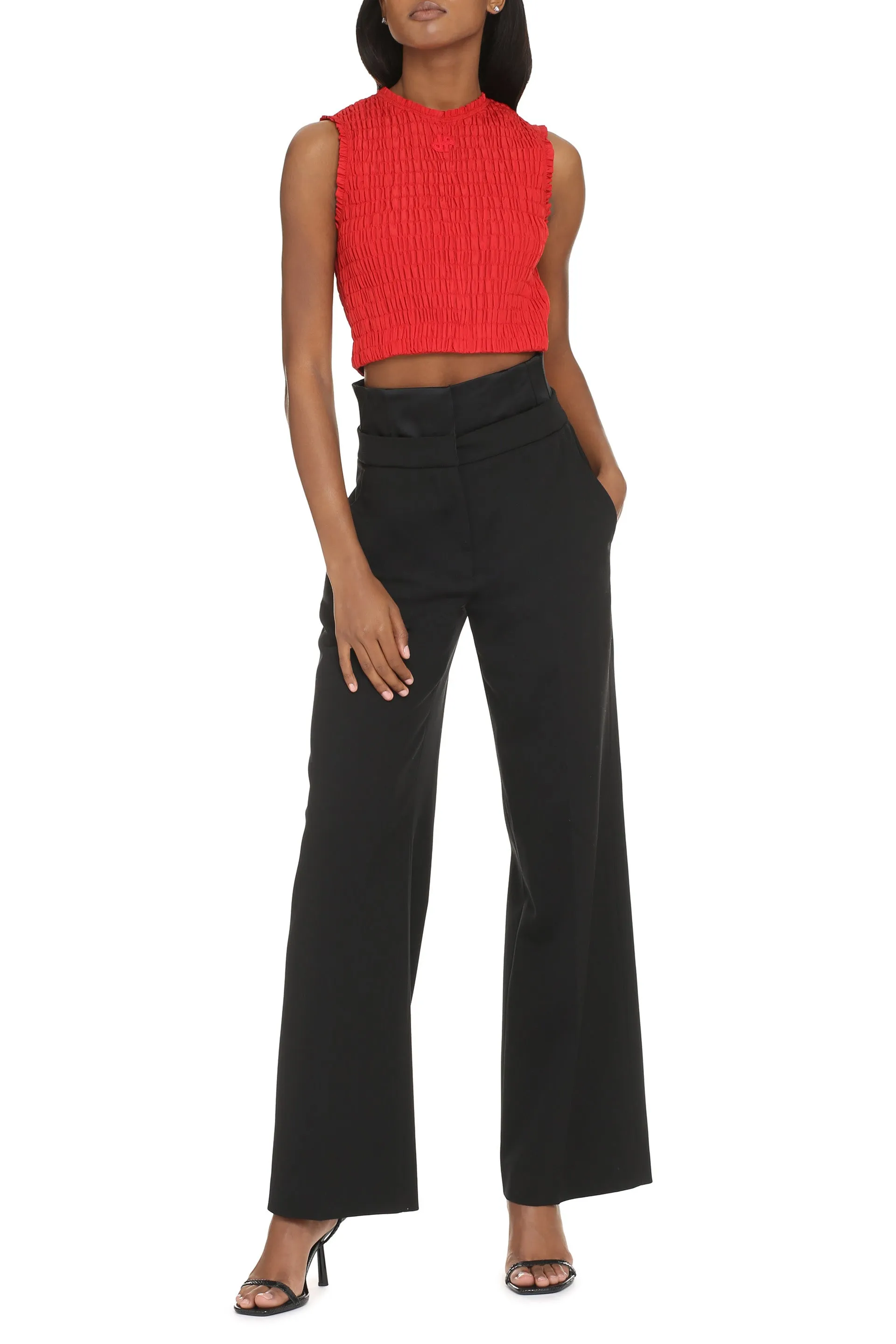 Patou Crop top in tessuto tecnico