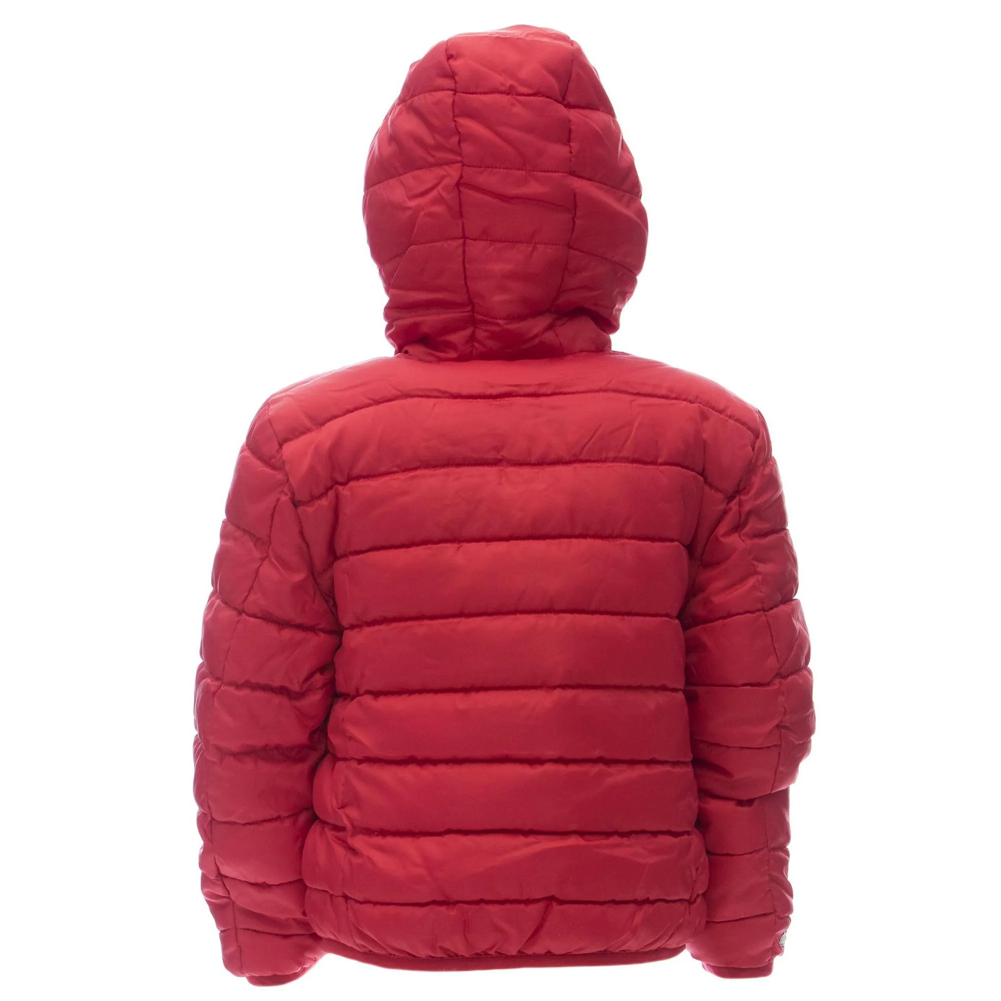 Piumino da bambina con cappuccio e zip Basic