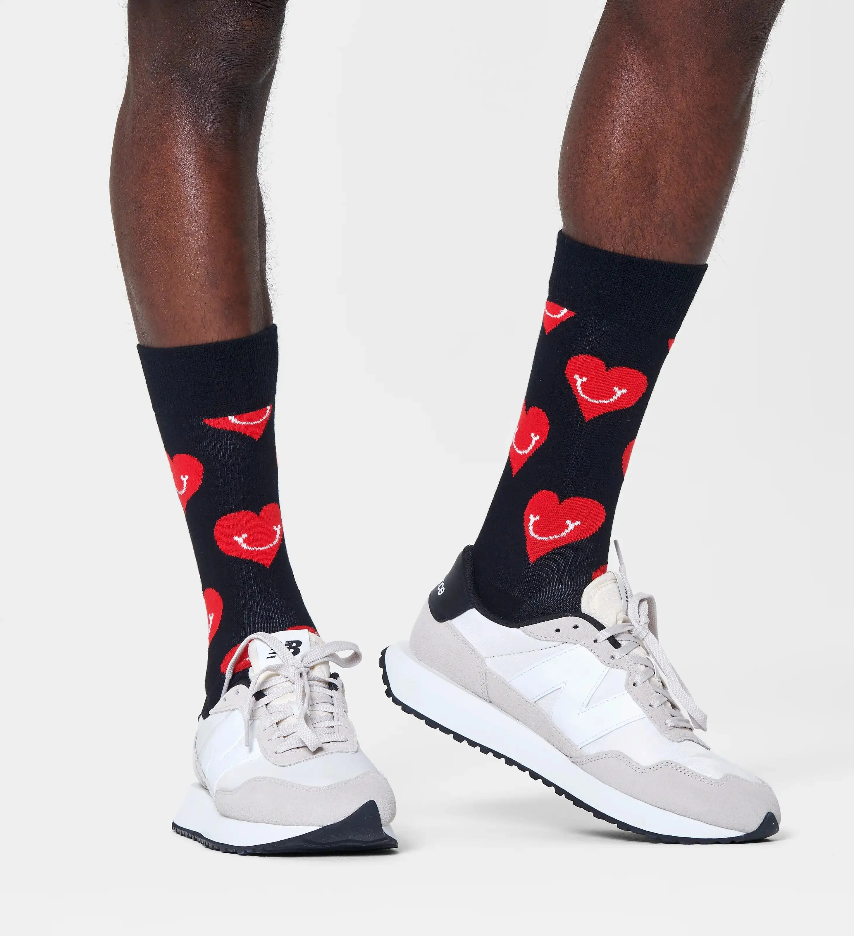 SMILEY HEART SOCK