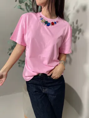 T-shirt Gioiello Multicolor Rosa