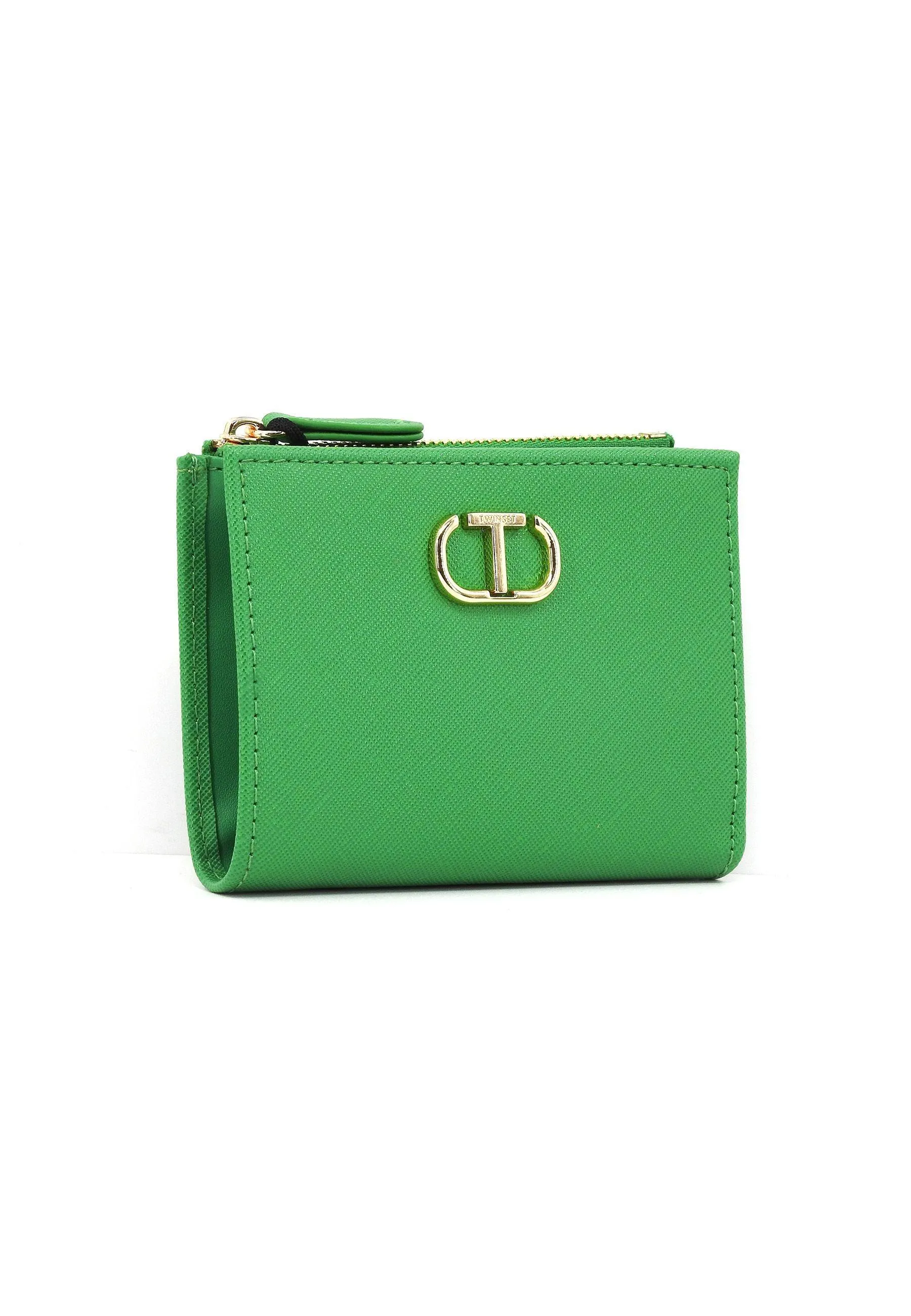 TWINSET Portafoglio Donna Flag Green 241TH7011